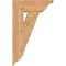 Ekena Millwork Traditional Traditional Smooth Bracket w/ Offset Brace, Western Red Cedar, 7 1/2"W x 20"D x 32"H BKT0806X20X32TRA01SWR - alternate 4